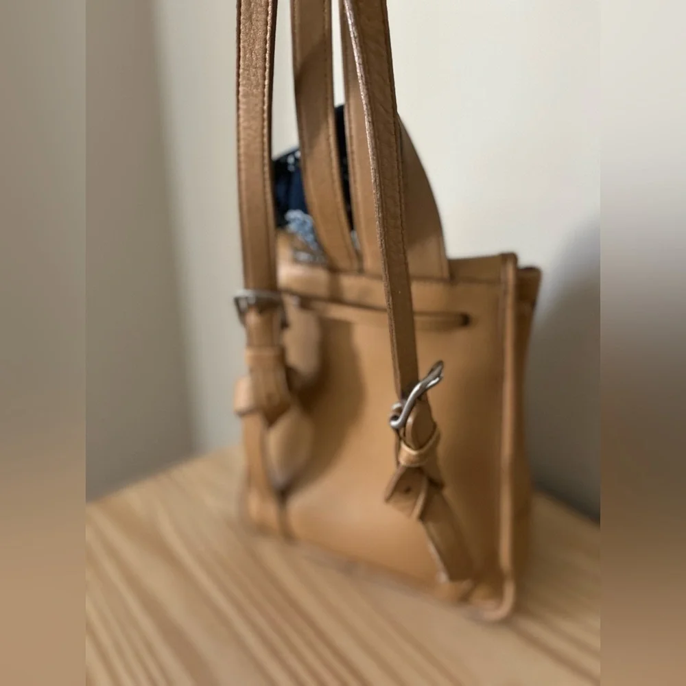 Coach Tan Leather Backpack